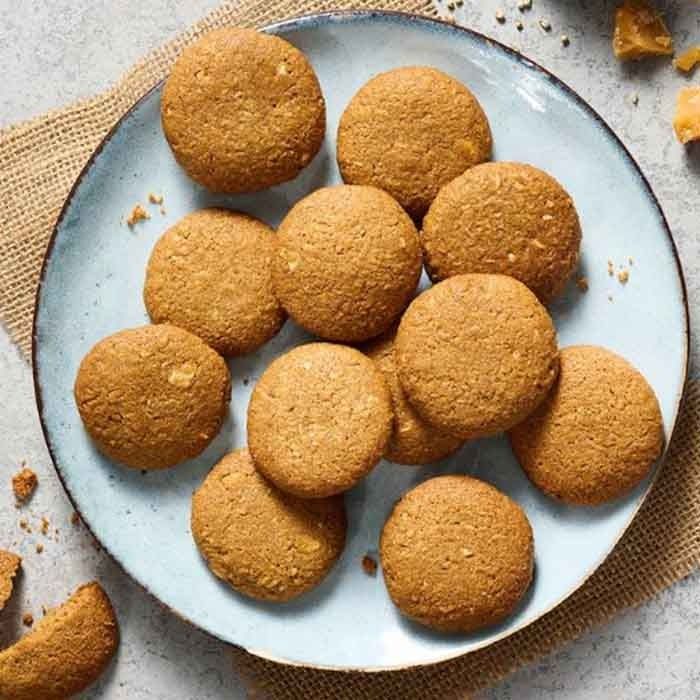 Gluten Free Bajra-Jaggery Cookies - Eggless